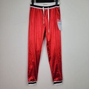Rehab red joggers pants size small